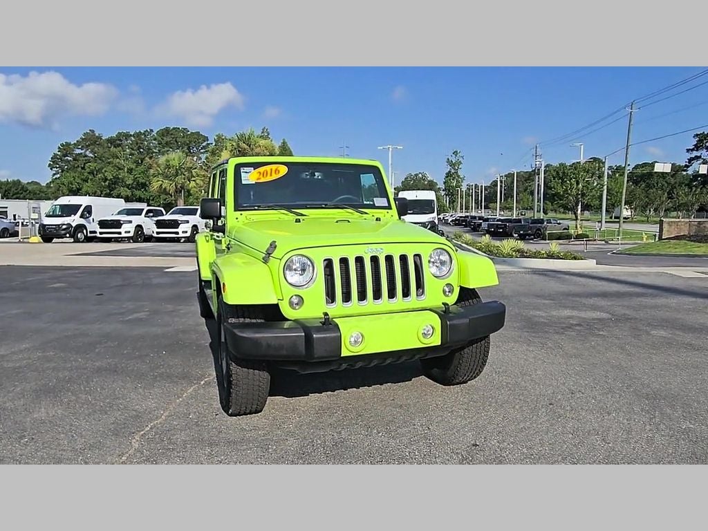 2016 Jeep Wrangler Unlimited Sahara