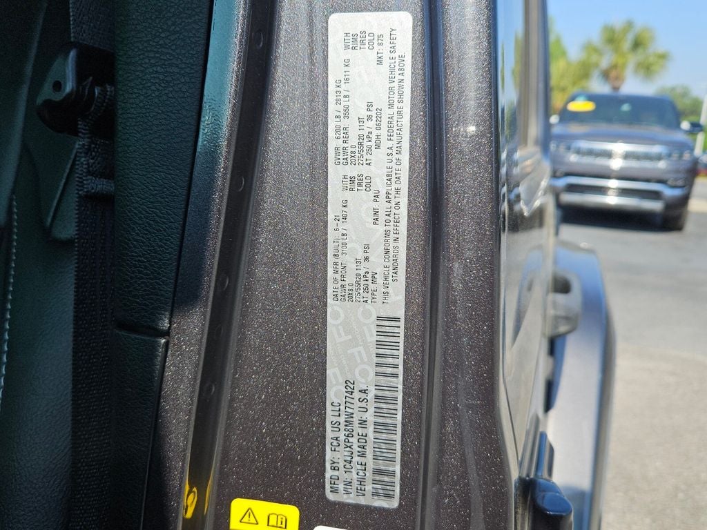 2021 Jeep Wrangler 4xe Unlimited Sahara 4x4