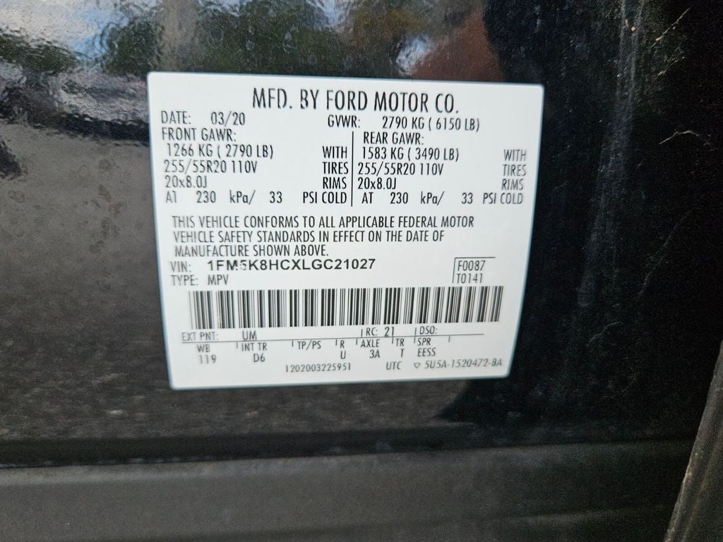 2020 Ford Explorer Platinum