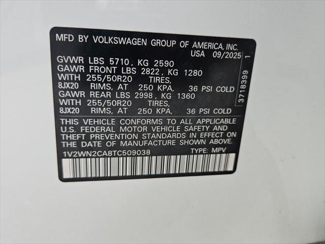 2026 Volkswagen Atlas SE with Technology