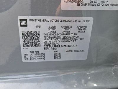 2024 GMC Sierra 1500 4WD Crew Cab Short Box AT4X