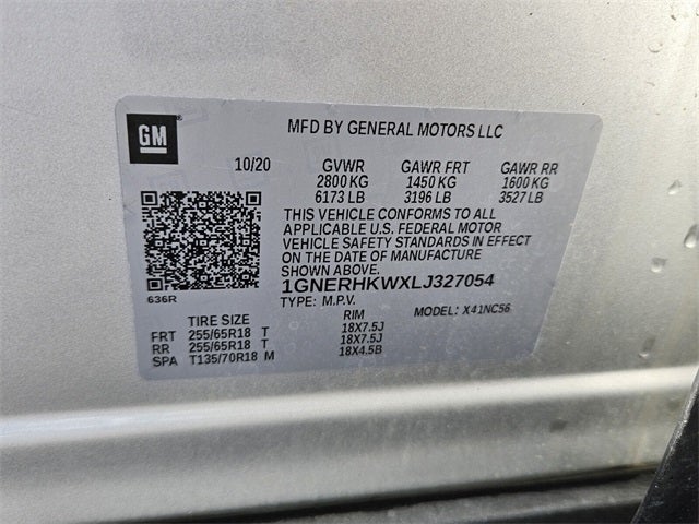 2020 Chevrolet Traverse FWD LT Leather