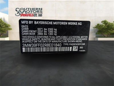 2024 BMW 330e 330e Sedan