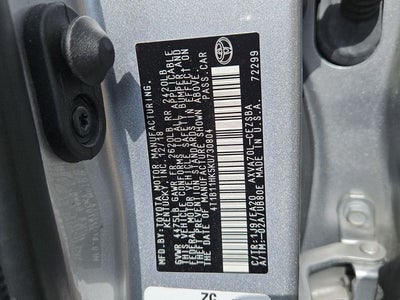 2019 Toyota Camry SE
