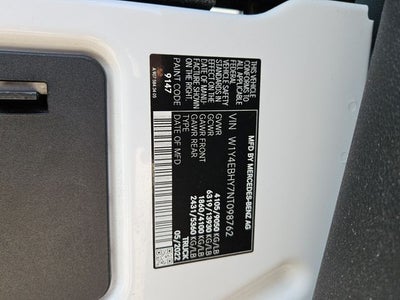 2022 Mercedes-Benz Sprinter 2500 Standard Roof V6