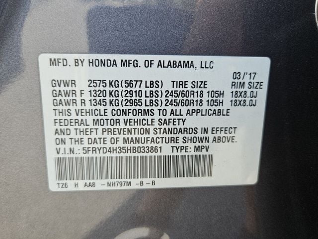 2017 Acura MDX 3.5L SH-AWD