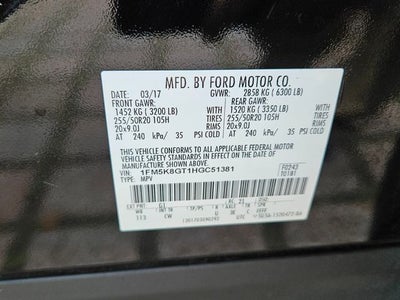 2017 Ford Explorer Sport