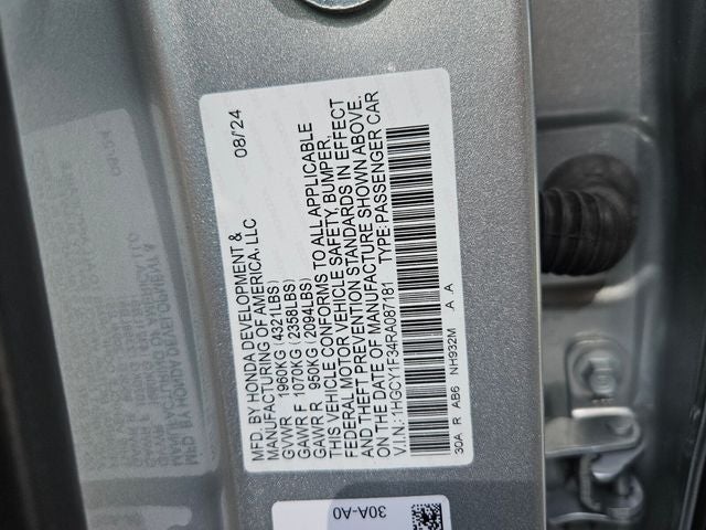 2024 Honda Accord EX