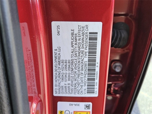 2025 Honda Accord SE