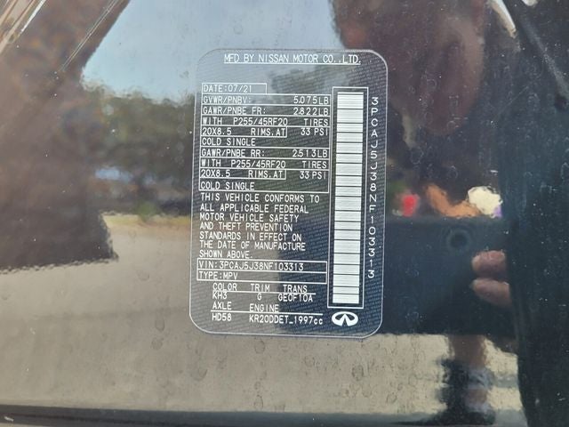 2022 INFINITI QX55 LUXE