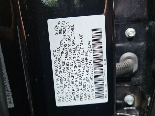 2025 Honda Pilot Touring