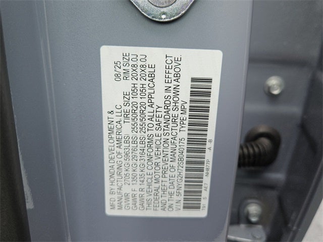 2025 Honda Pilot Touring