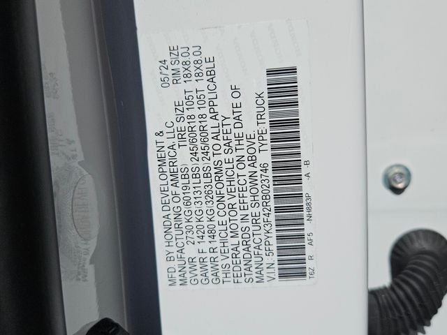 2024 Honda Ridgeline RTL