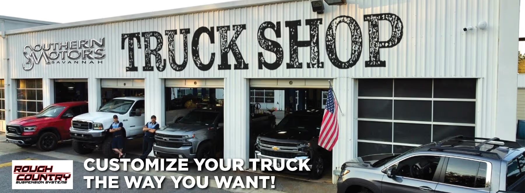 modified truck banner