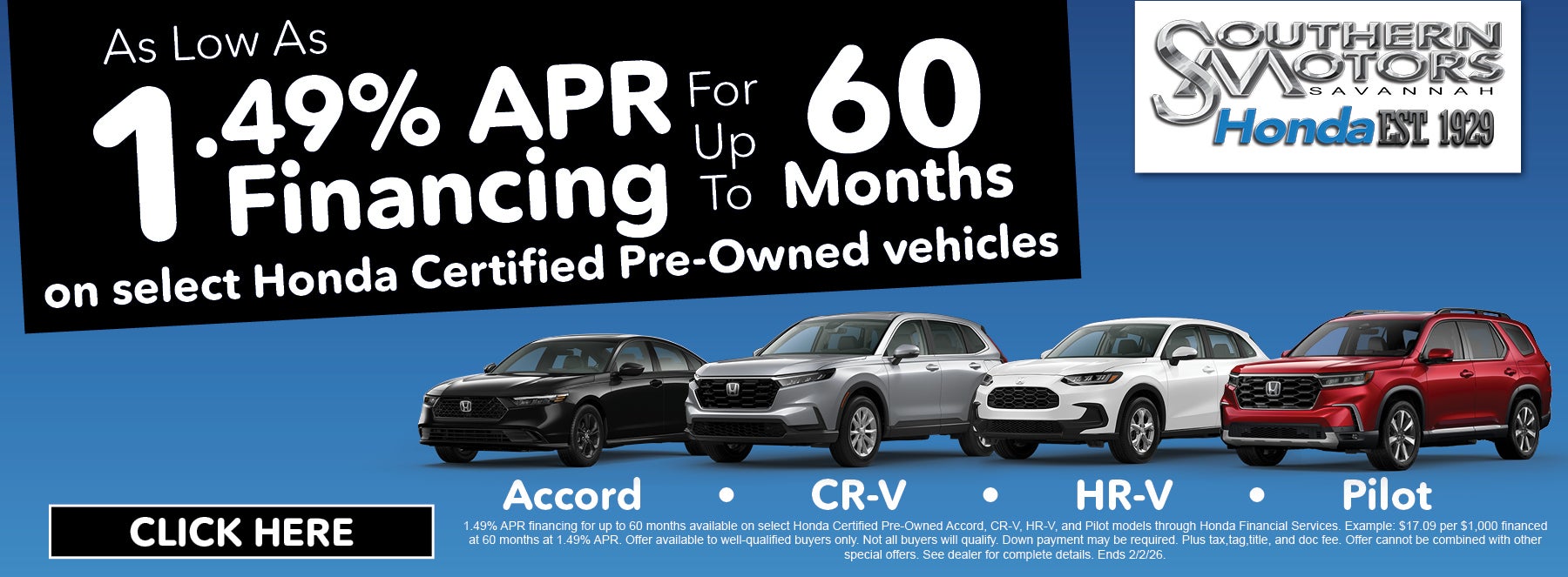 Certified Pre-Owned Hondas 