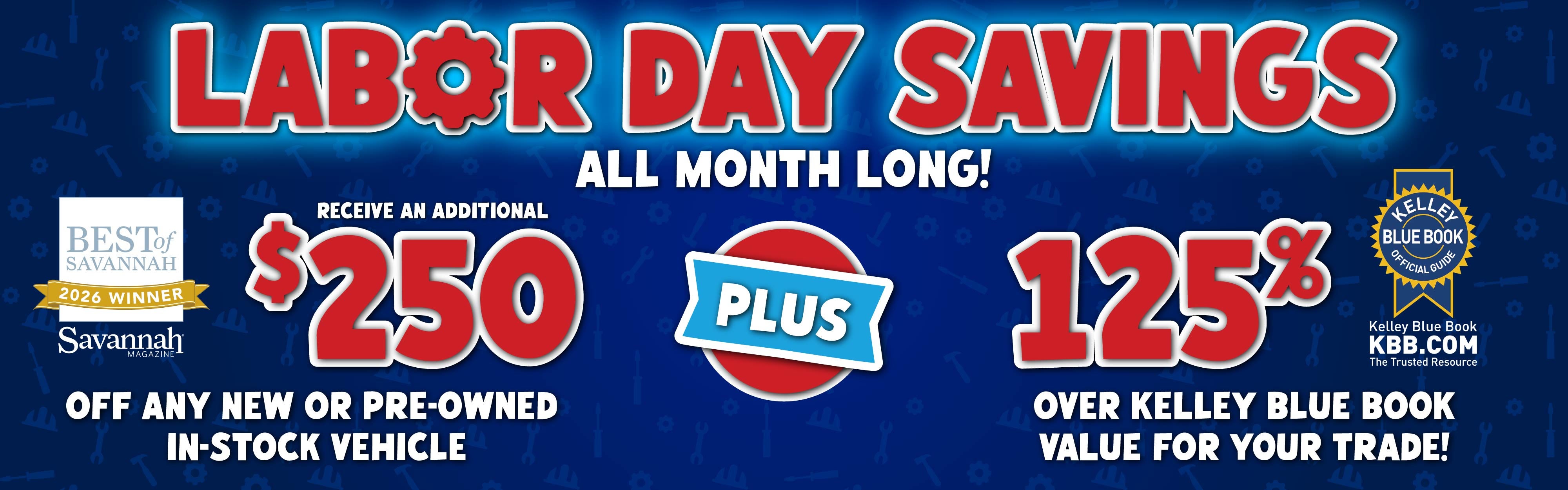 Labor Day Savings