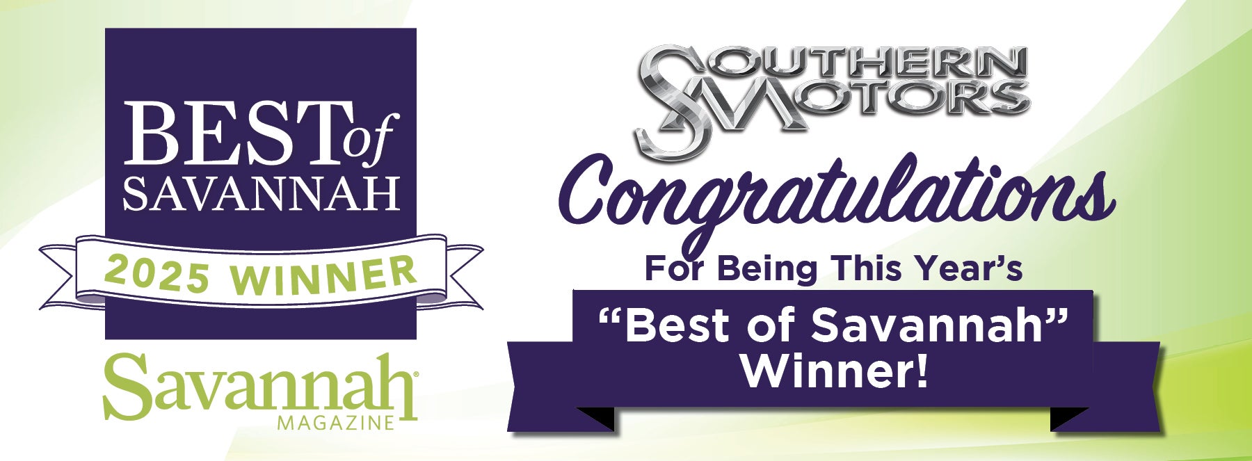 2025 Best of Savannah Winner! 